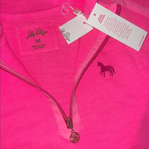 Lilly Pulitzer ASHLEE PULLOVER In PASSION FRUIT PINK 💗 - Picture 11 of 12
